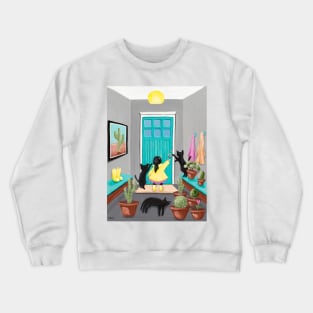 Lets Go For A Walk Crewneck Sweatshirt